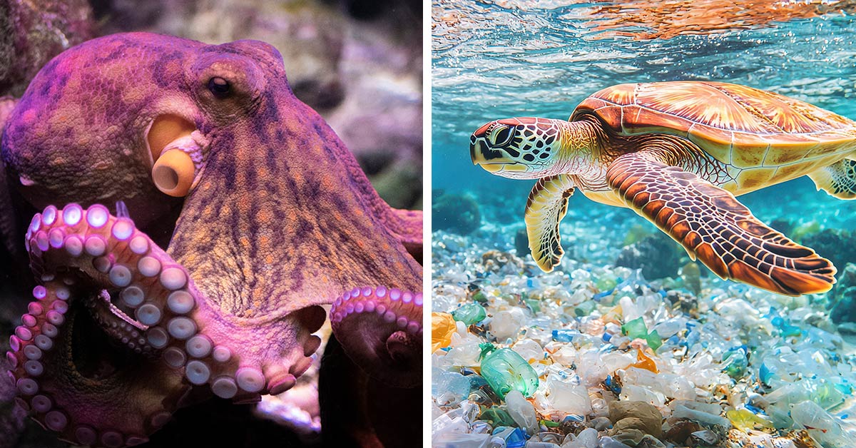 How Plastic Pollution Hijacks Octopus Instincts and Scrambles Ocean Survival