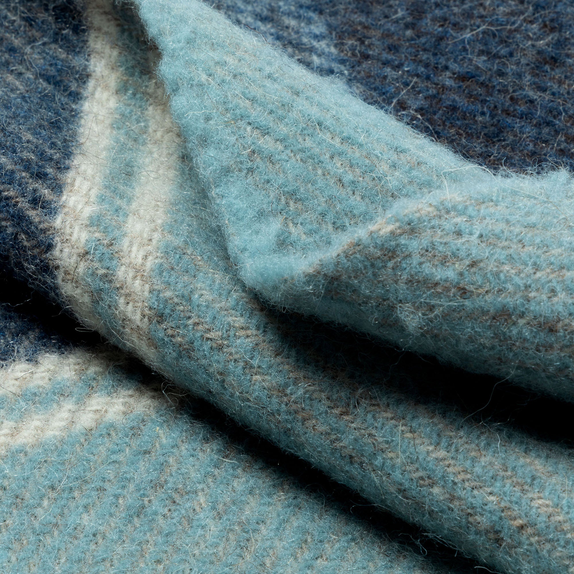 Ukrainian 100% Wool Fringed Throw Blanket