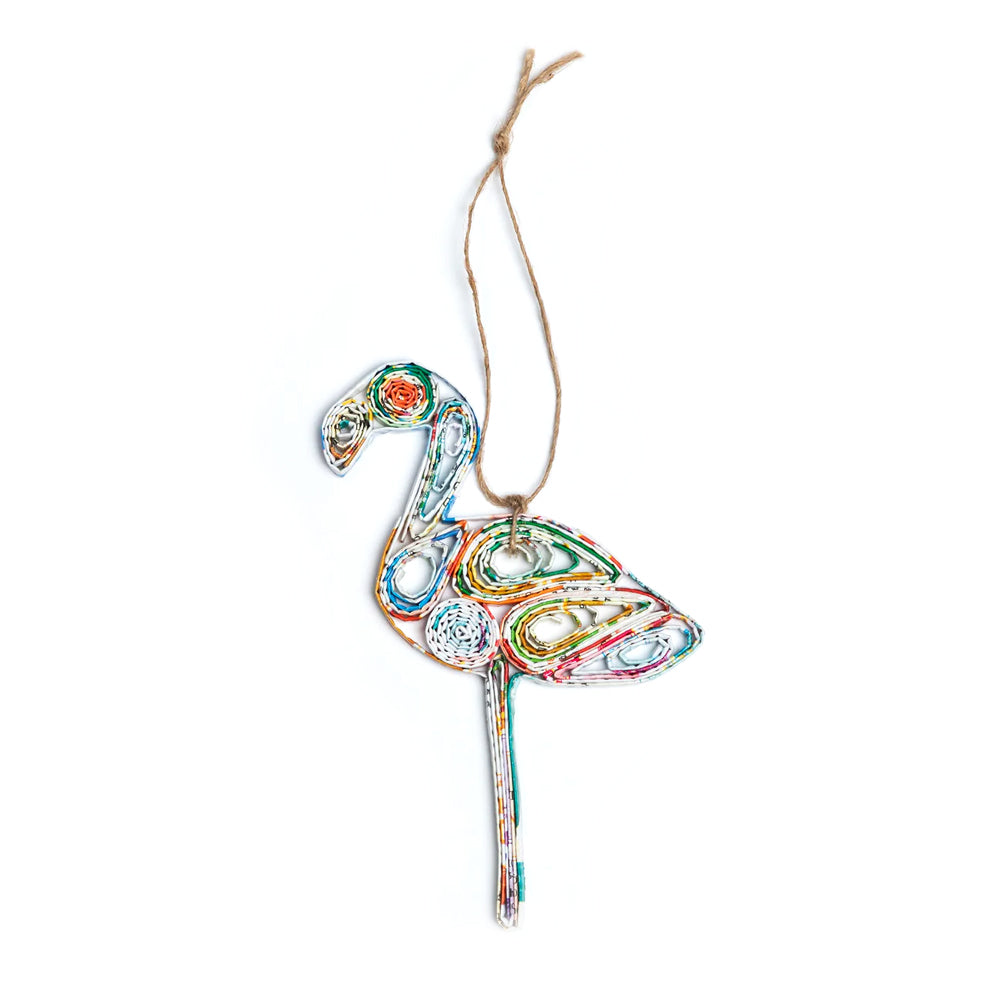 Recycled Magazine Ornament | Handmade, Fair Trade