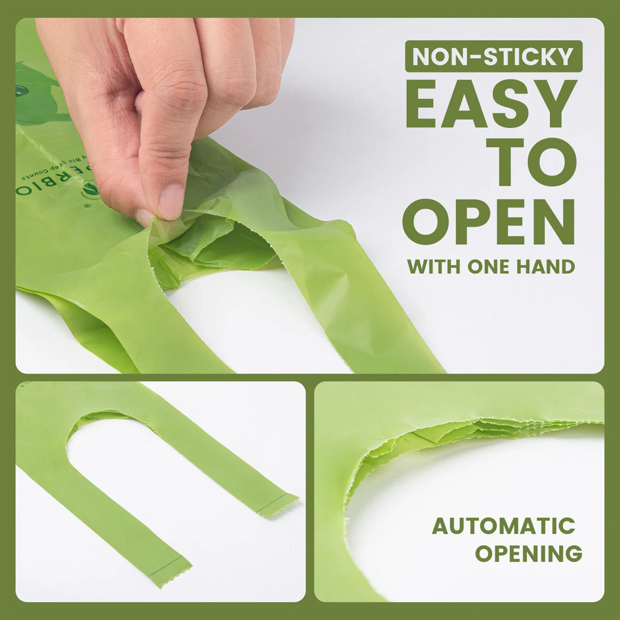 Compostable Handle-Tie Doggie Pickup Bags