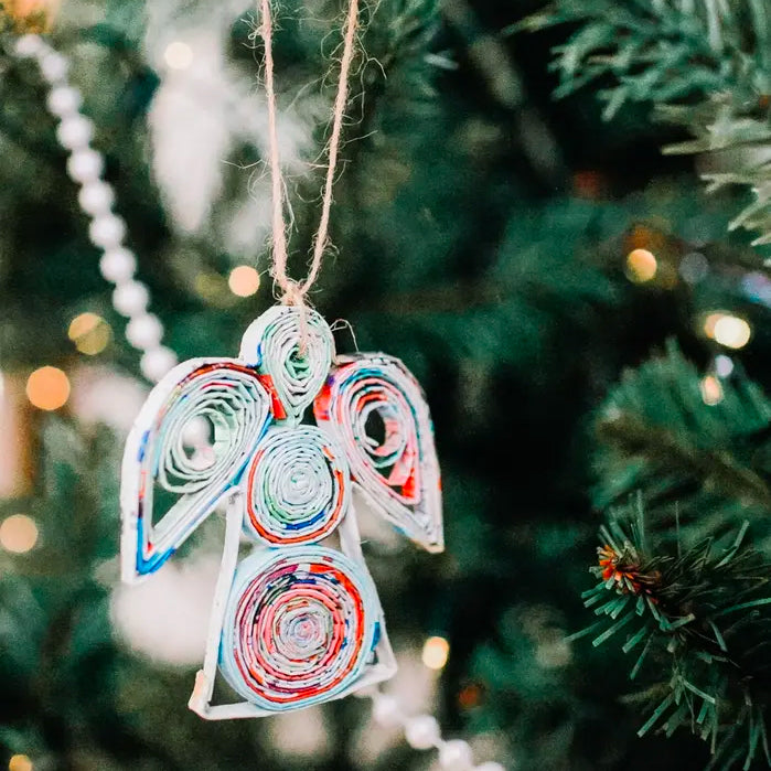 Recycled Paper Ornaments - Save for Next Season!