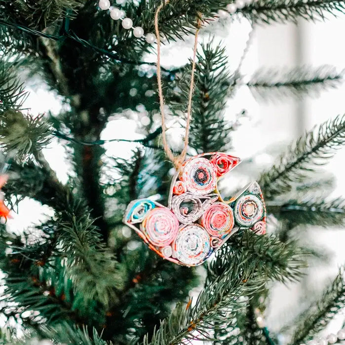 Recycled Paper Ornaments - Save for Next Season!