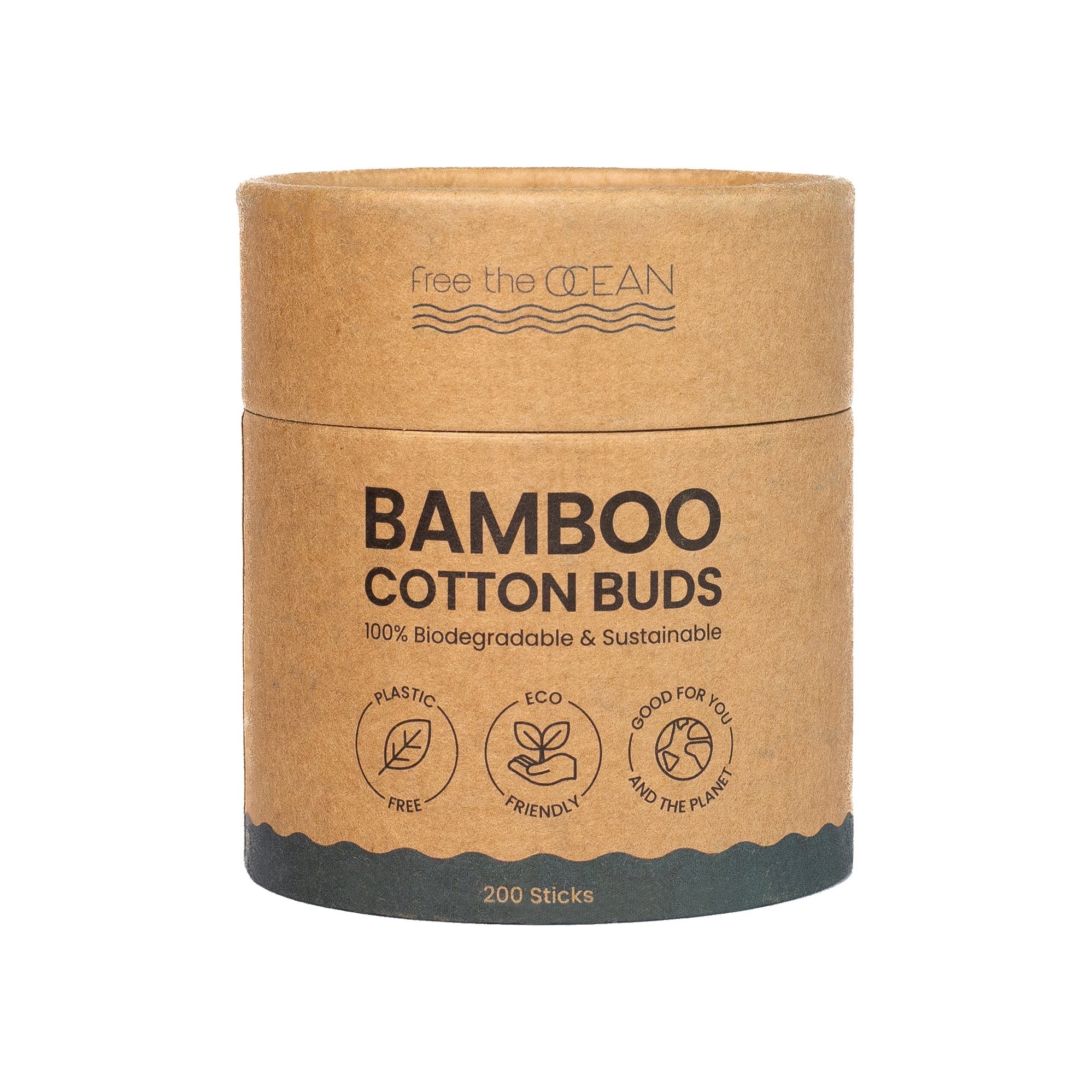 FTO Bamboo Cotton Swabs - 200 Pack