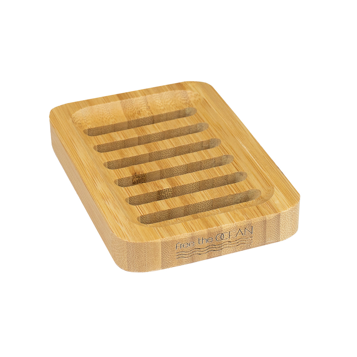 Bamboo soap dish (with good drainage) - Tubby Tabby Soaps