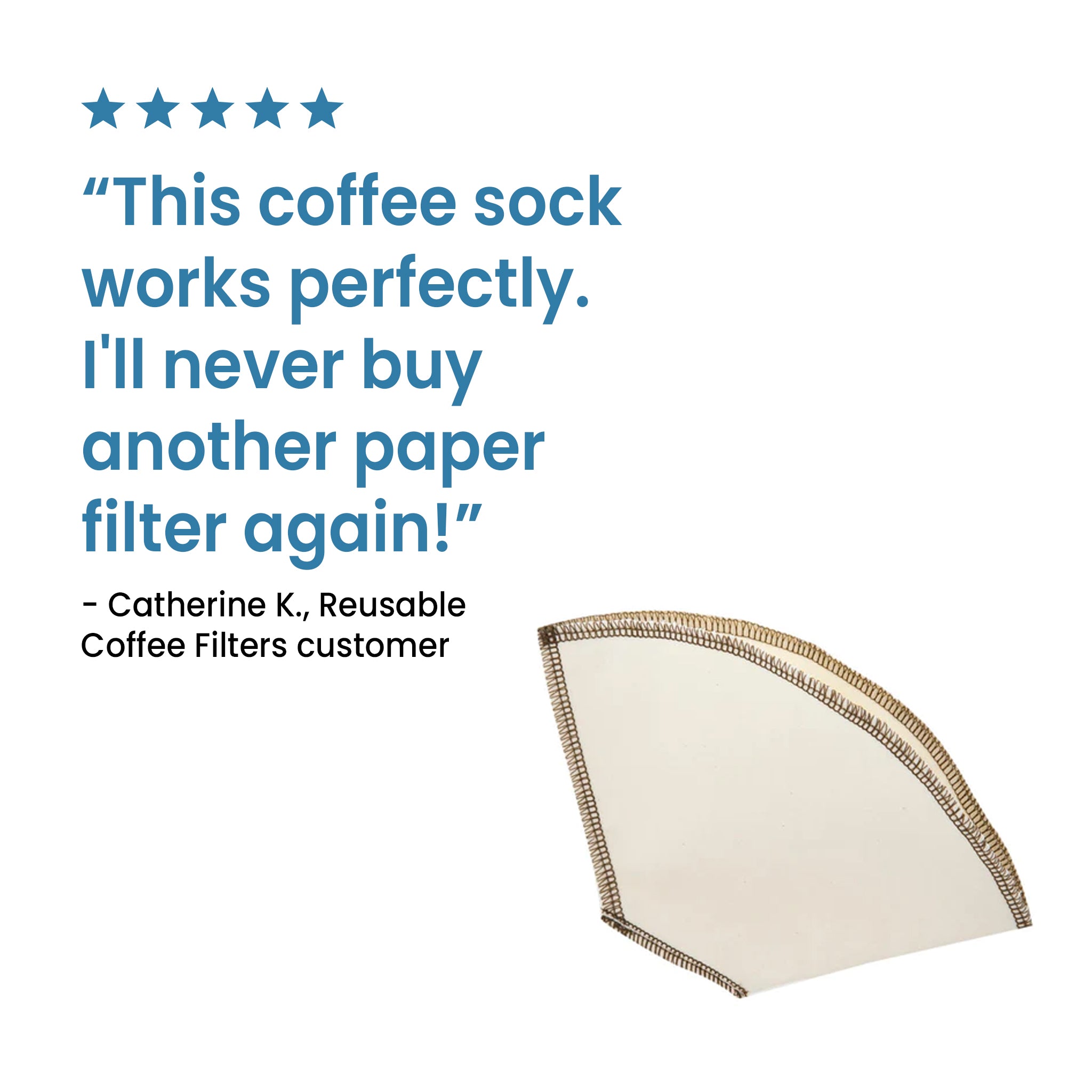 Reusable Coffee Filters - 2 Pack