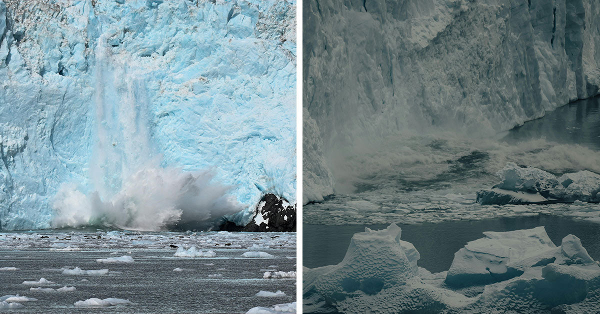Calving Glaciers Release Hidden Dangers Beneath The Waves