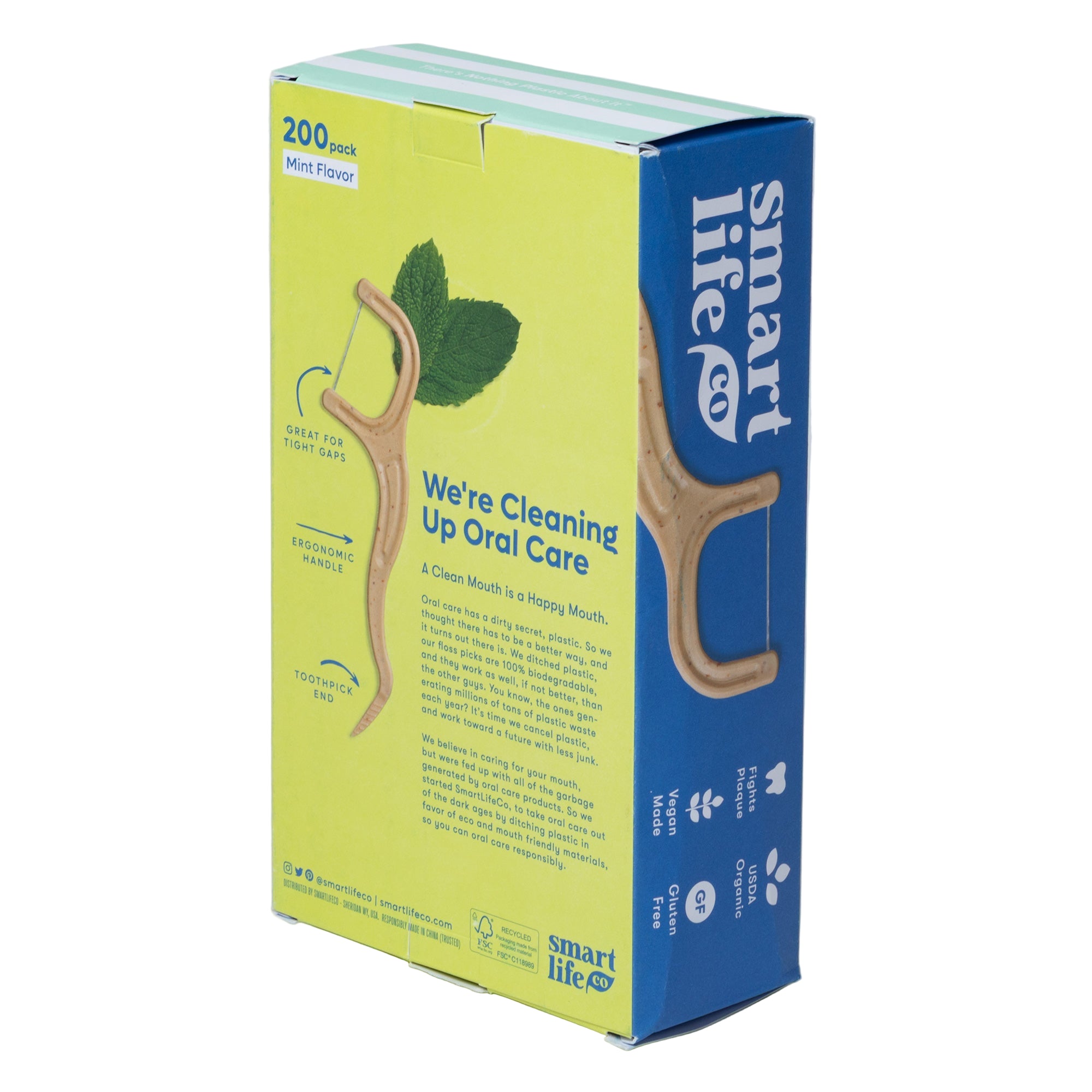 Compostable Dental Floss Picks