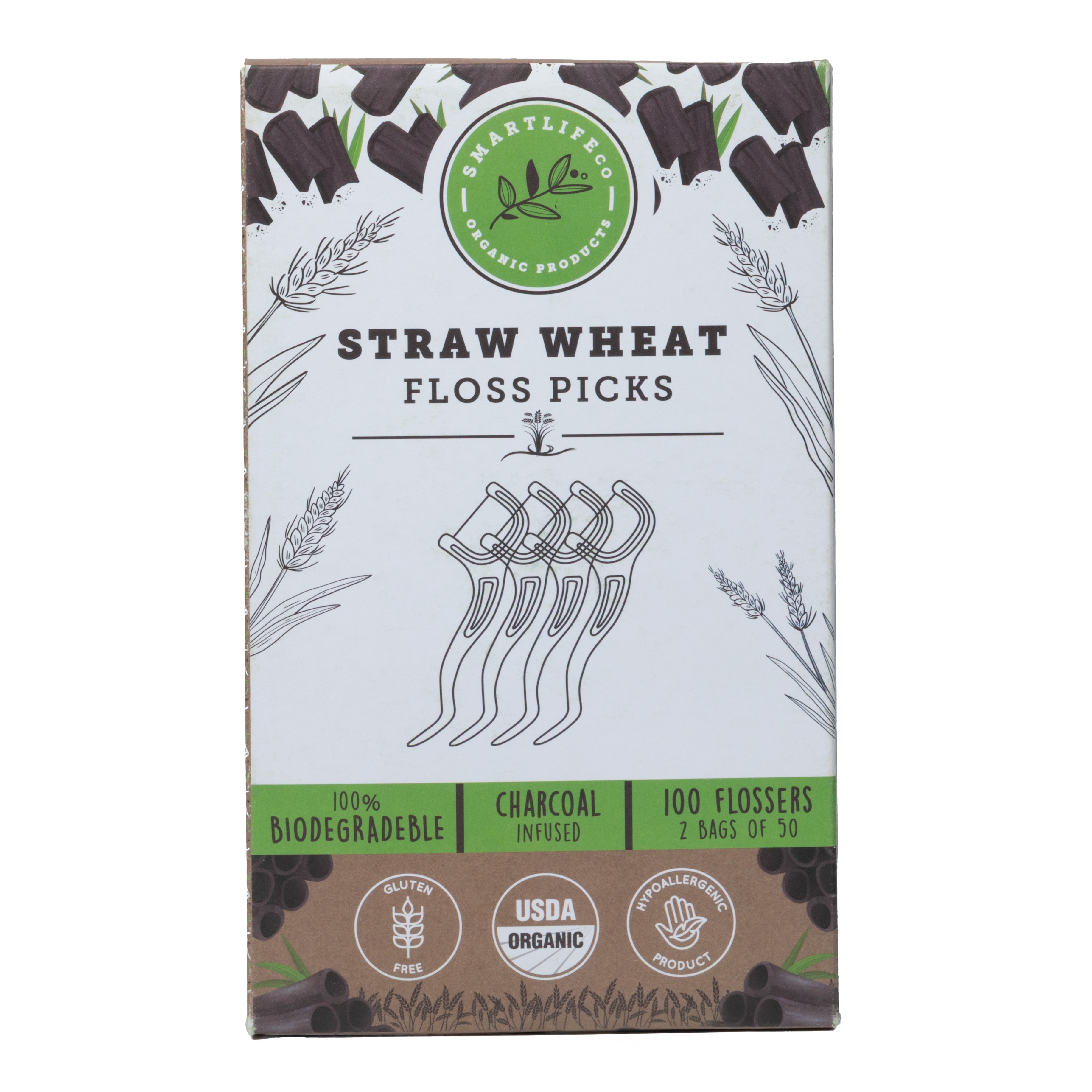 Compostable Dental Floss Picks