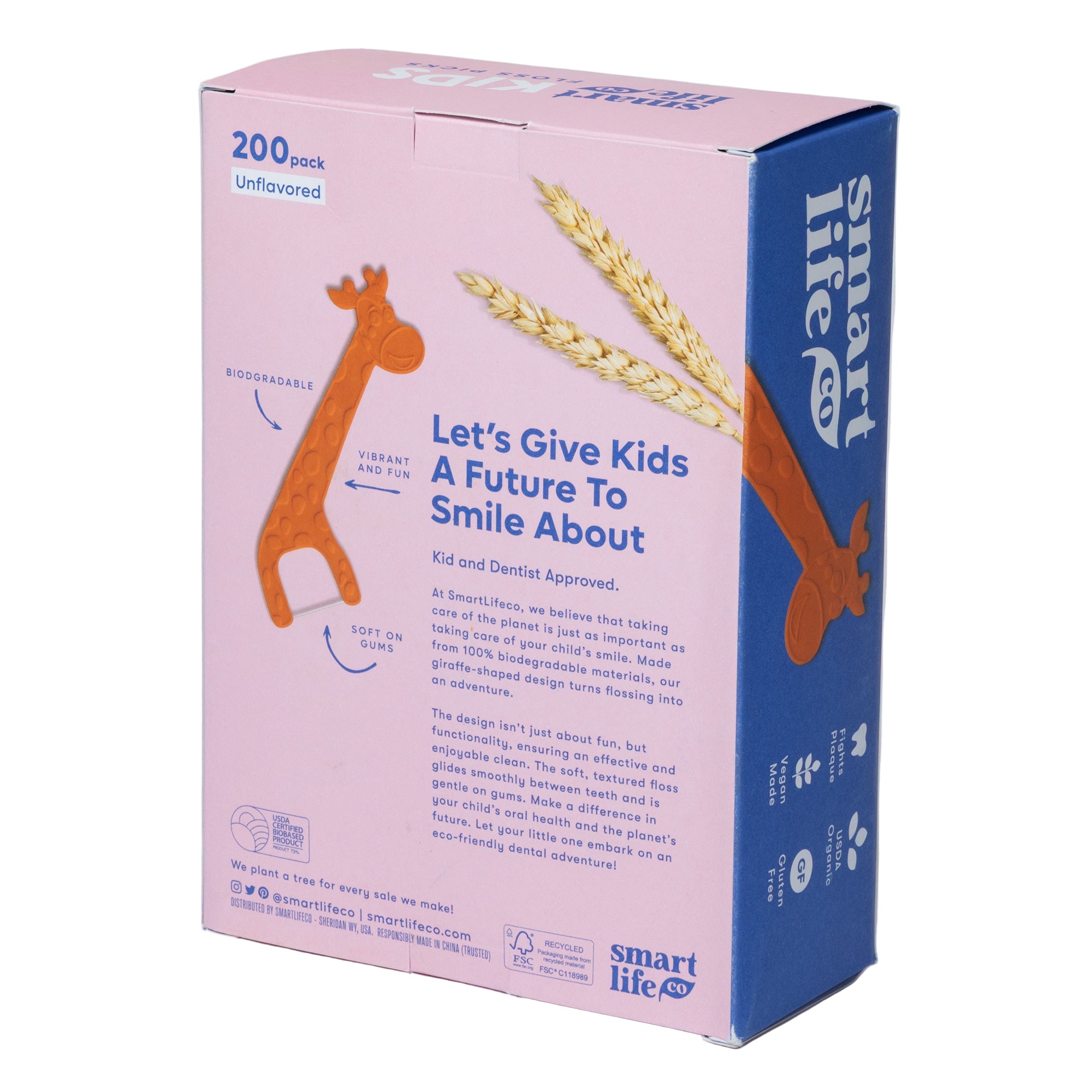 Compostable Dental Floss Picks