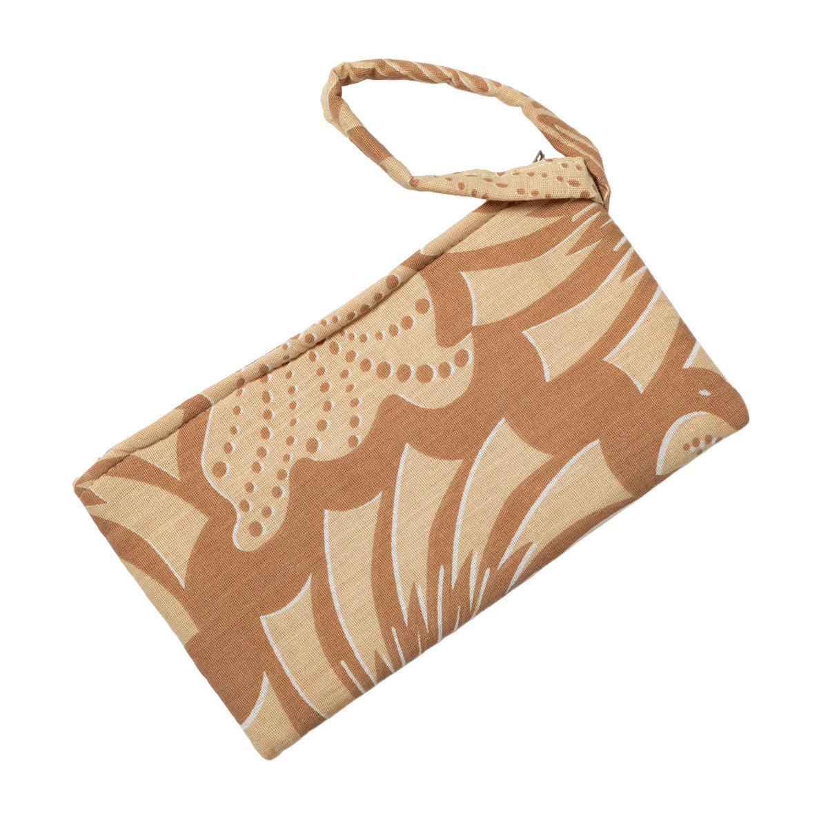 Ugandan Organic Waxcloth Wristlet