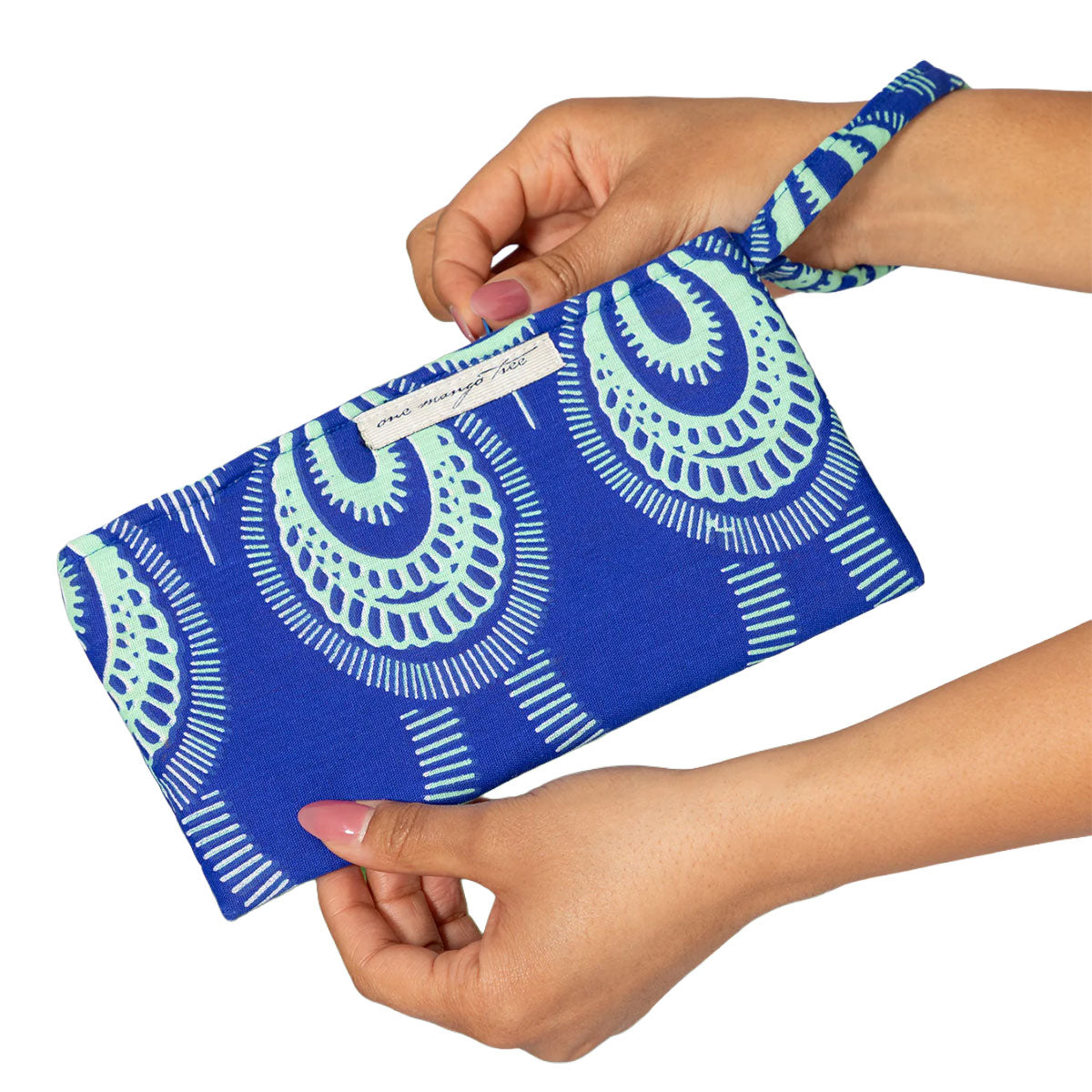 Ugandan Organic Waxcloth Wristlet