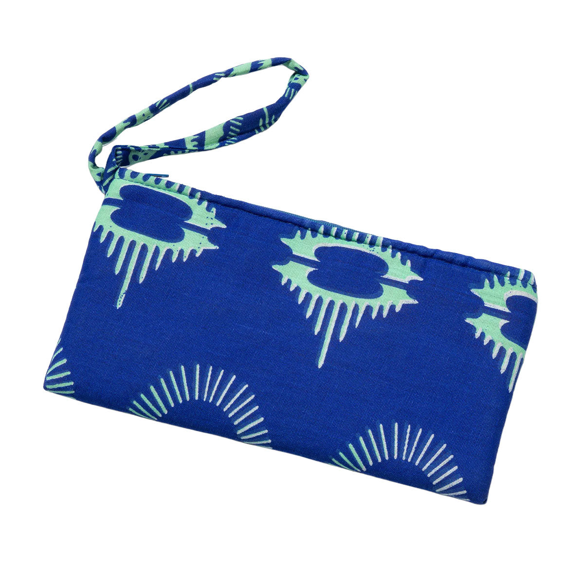Ugandan Organic Waxcloth Wristlet