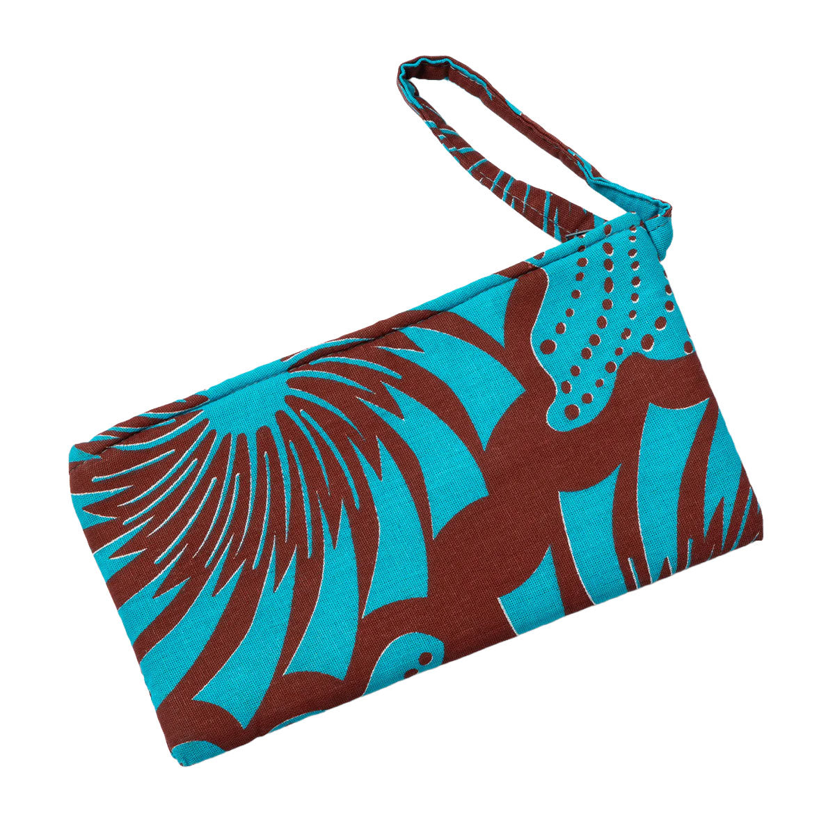 Ugandan Organic Waxcloth Wristlet