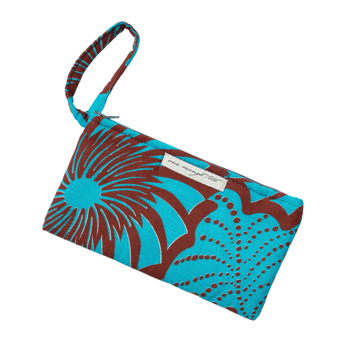 Ugandan Organic Waxcloth Wristlet