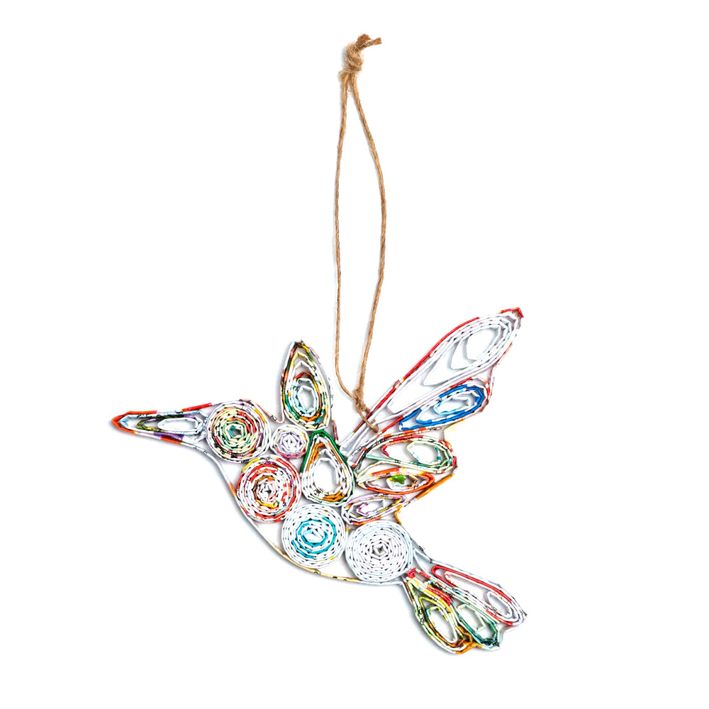 Recycled Magazine Ornament | Handmade, Fair Trade