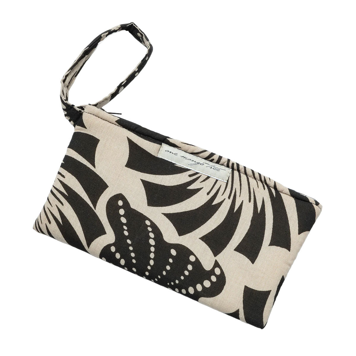 Ugandan Organic Waxcloth Wristlet