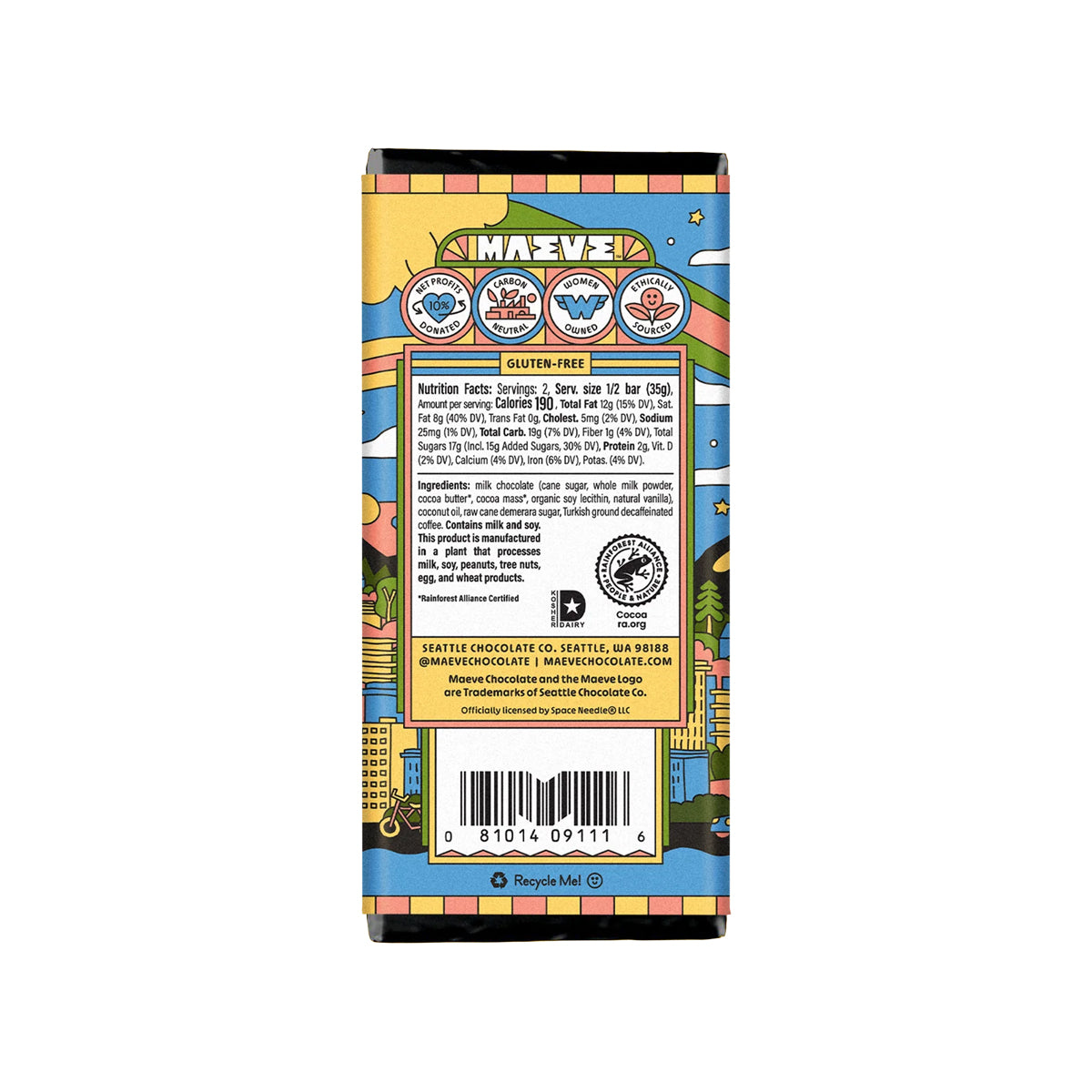 Fair-Trade Maeve Chocolate Bars