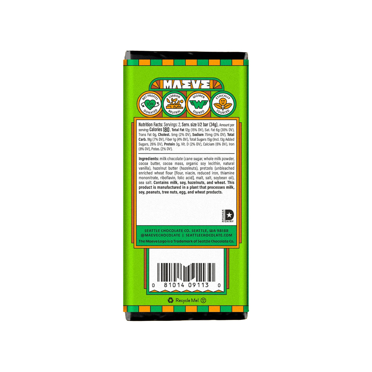 Fair-Trade Maeve Chocolate Bars