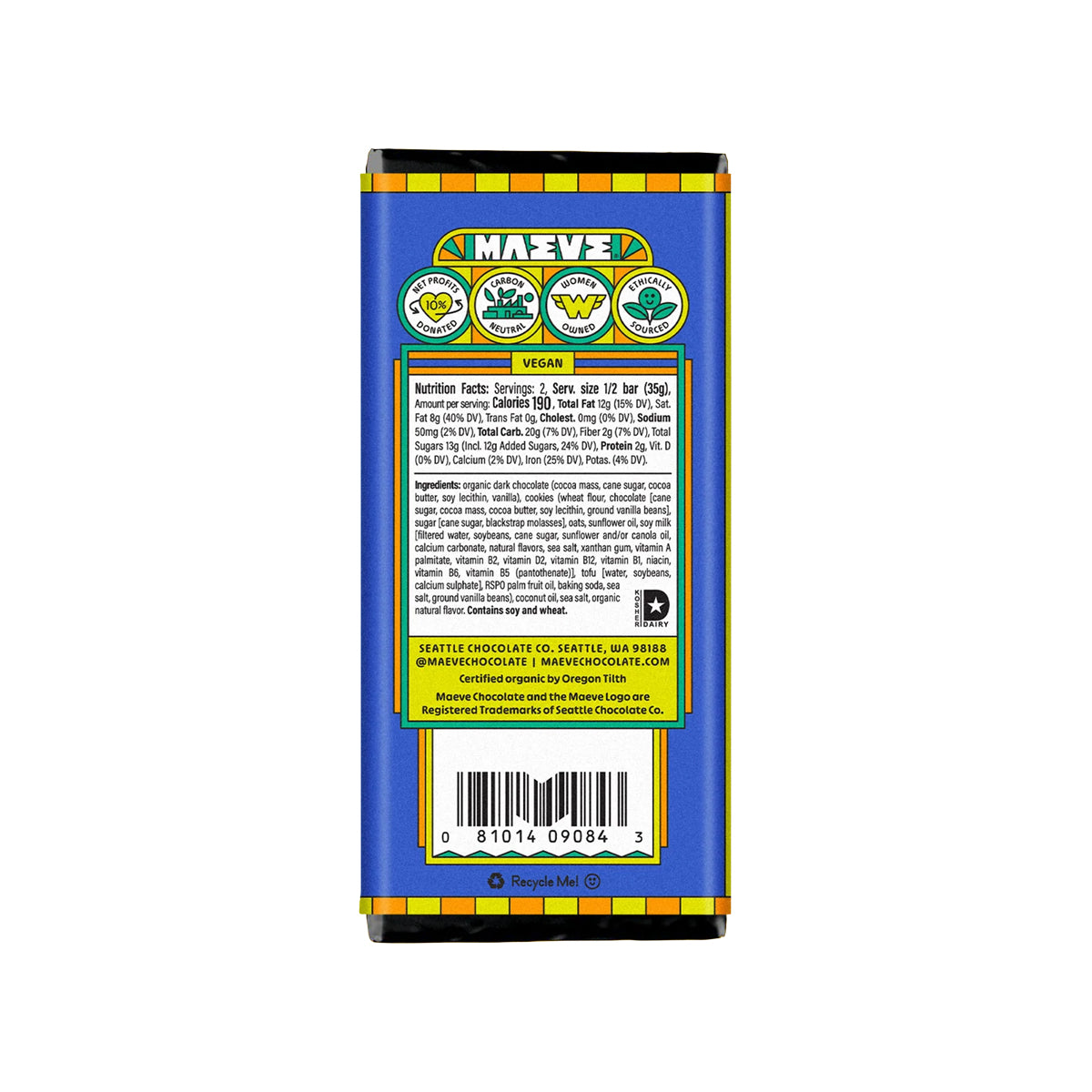 Fair-Trade Maeve Chocolate Bars