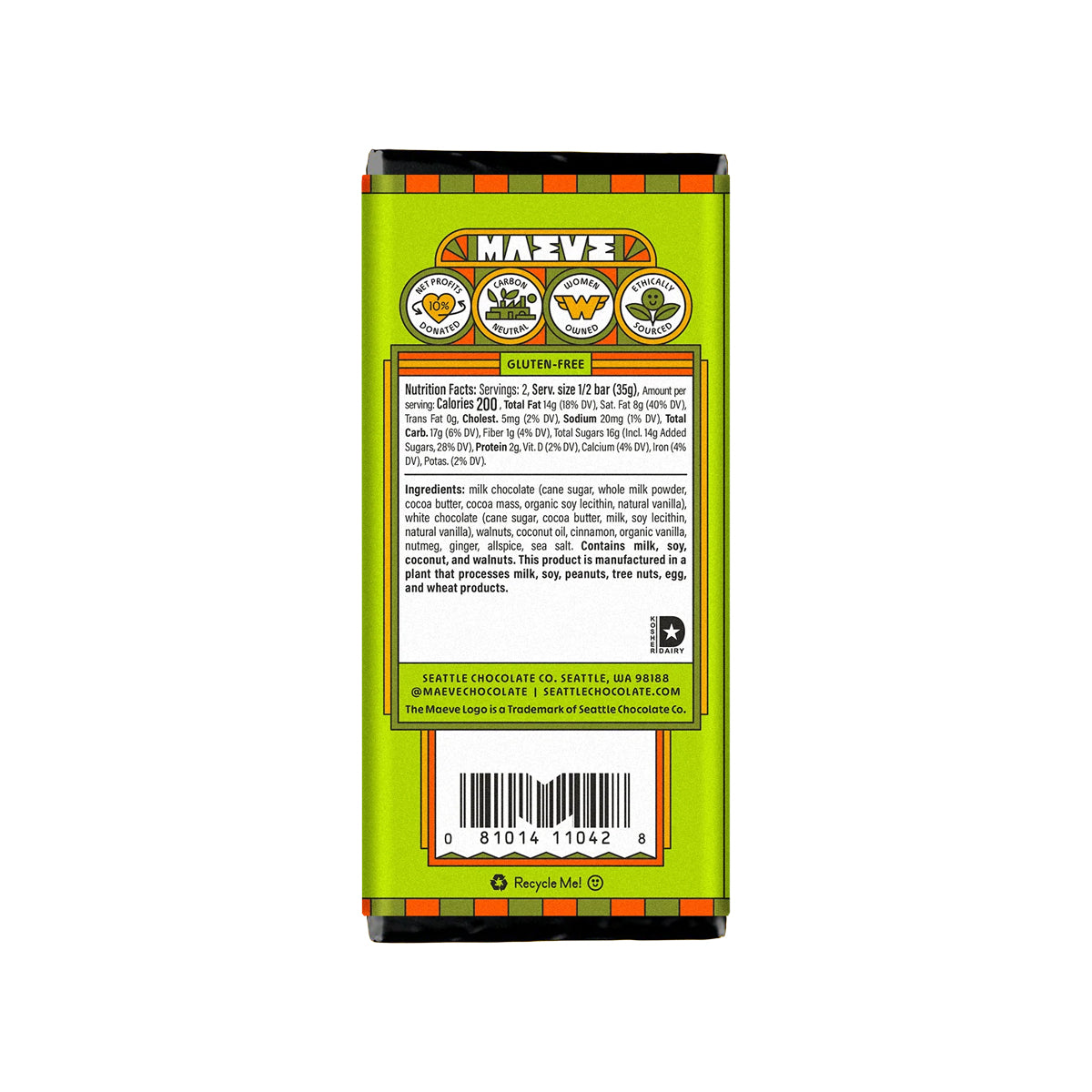 Fair-Trade Maeve Chocolate Bars