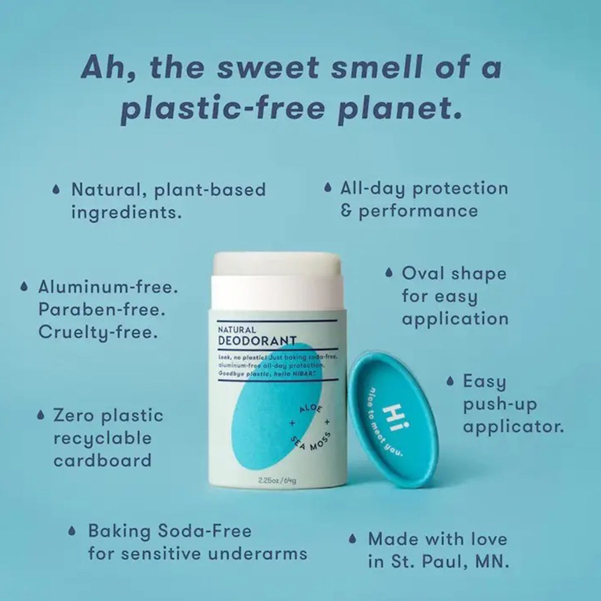 Plastic-Free Deodorant Bar