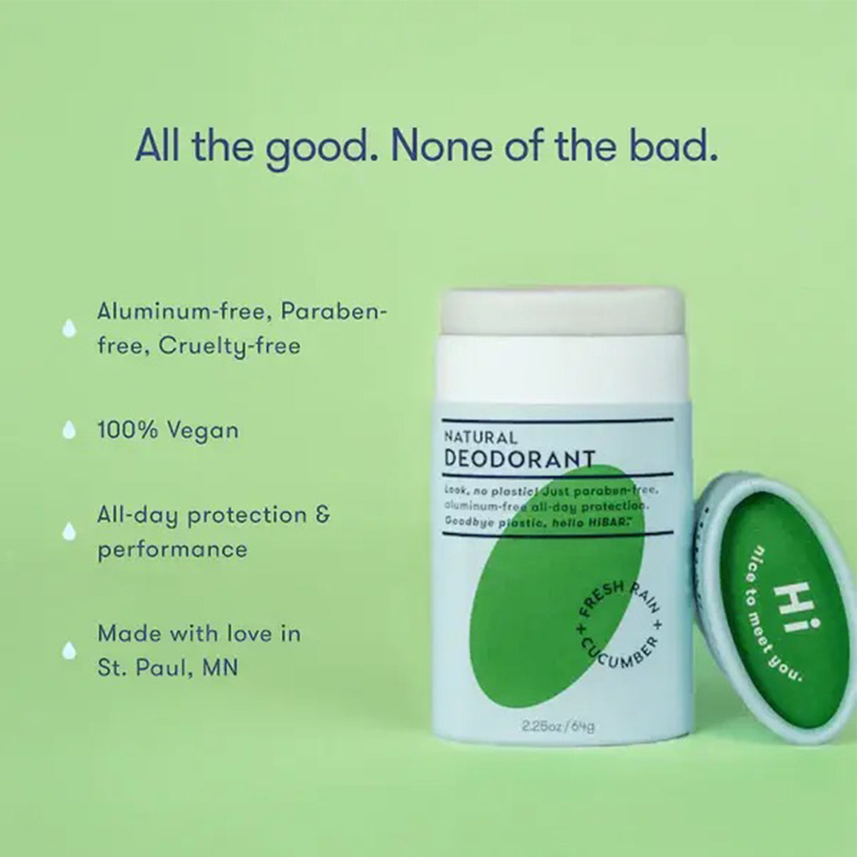 Plastic-Free Deodorant Bar