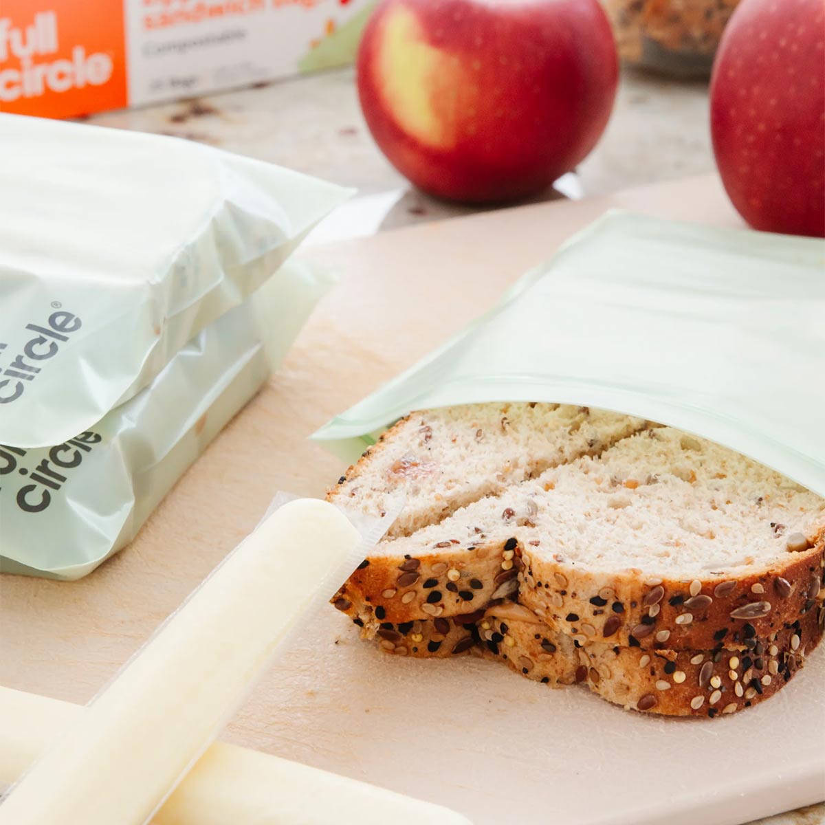 Compostable Zipper Storage Bags