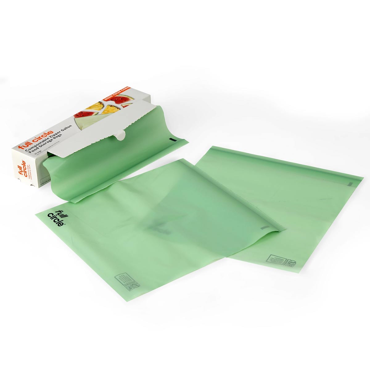 Compostable Zipper Storage Bags