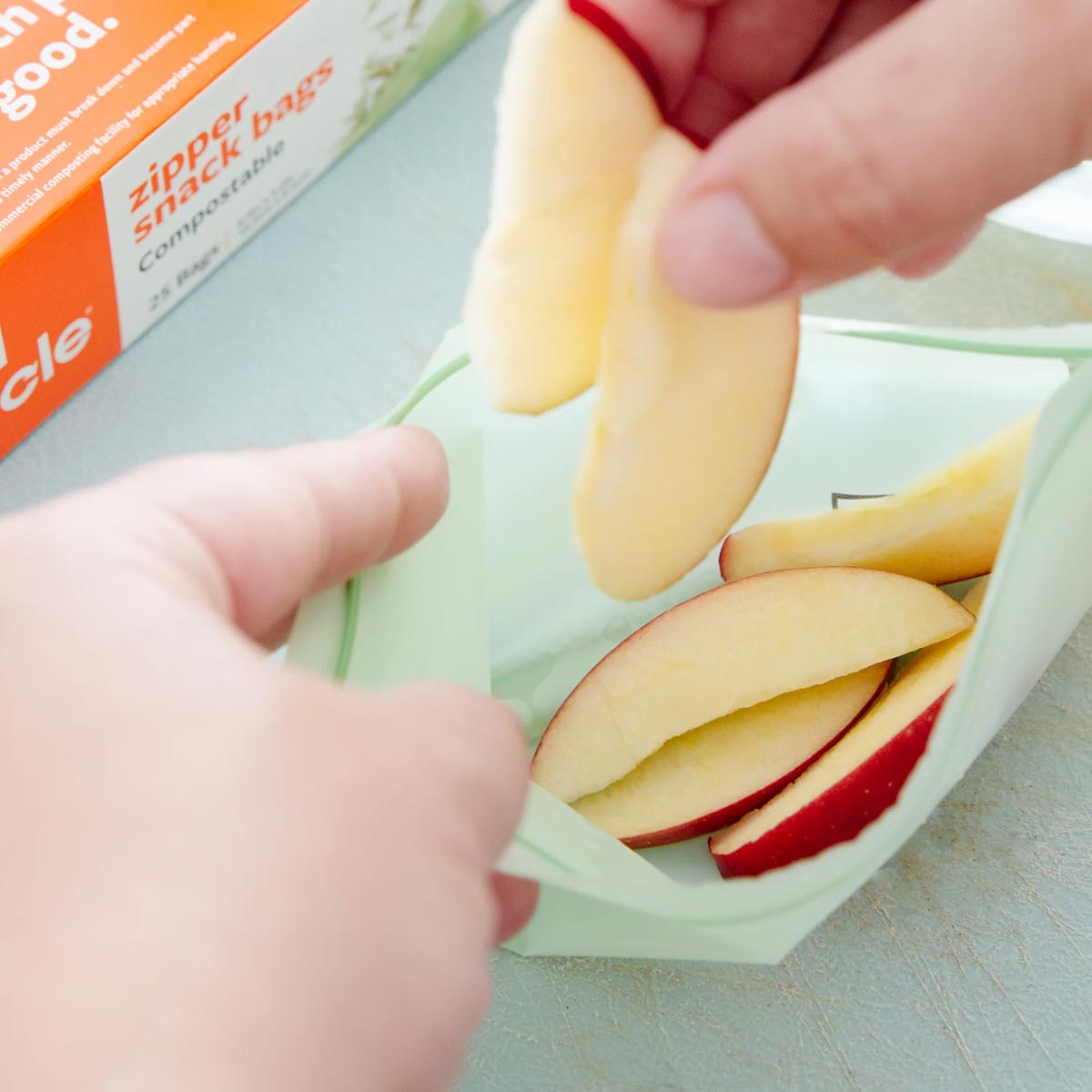 Compostable Zipper Storage Bags