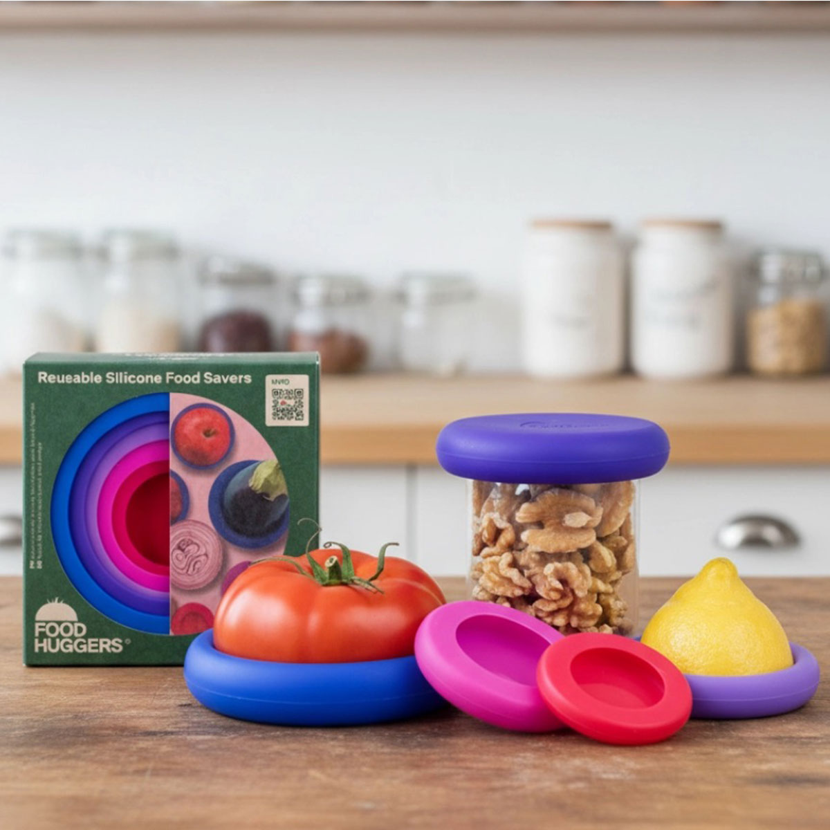 Reusable Silicone Food Savers - Set of 5