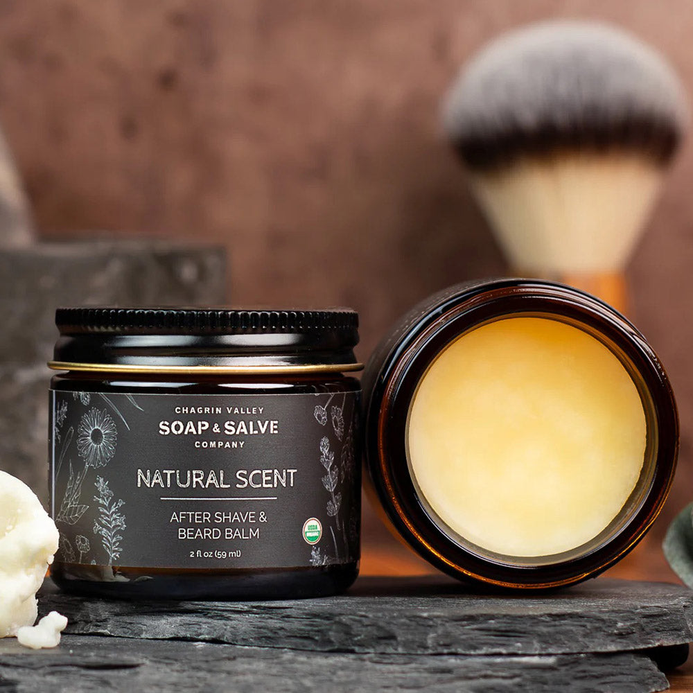 Organic All-Natural Aftershave & Beard Balm
