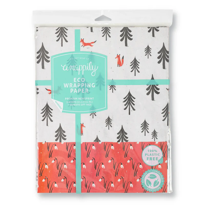 Eco-Friendly Wrapping Paper - Reversible