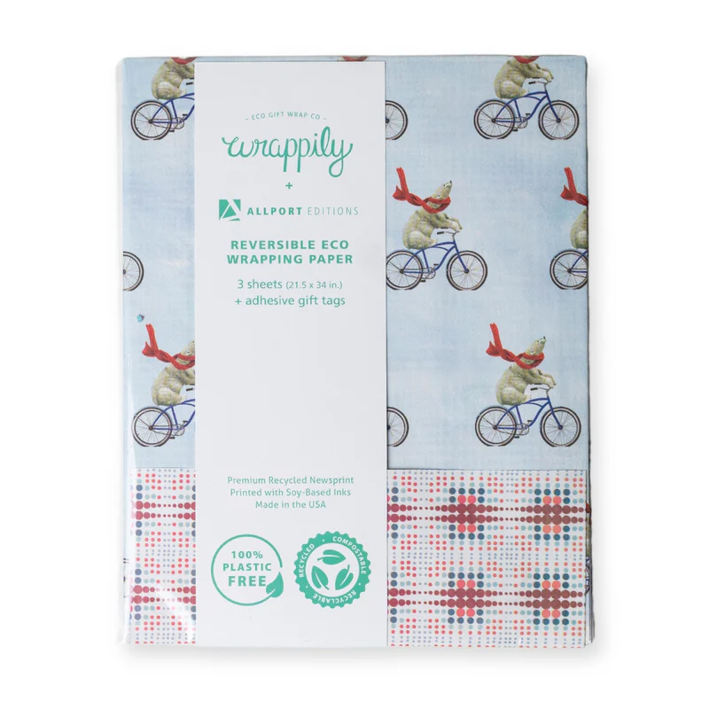 Eco-Friendly Wrapping Paper - Reversible