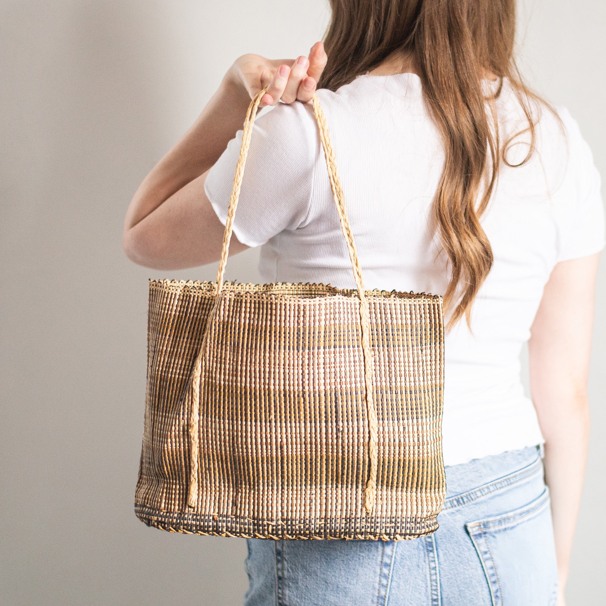 Handwoven All-Natural African Artisan Tote Bag