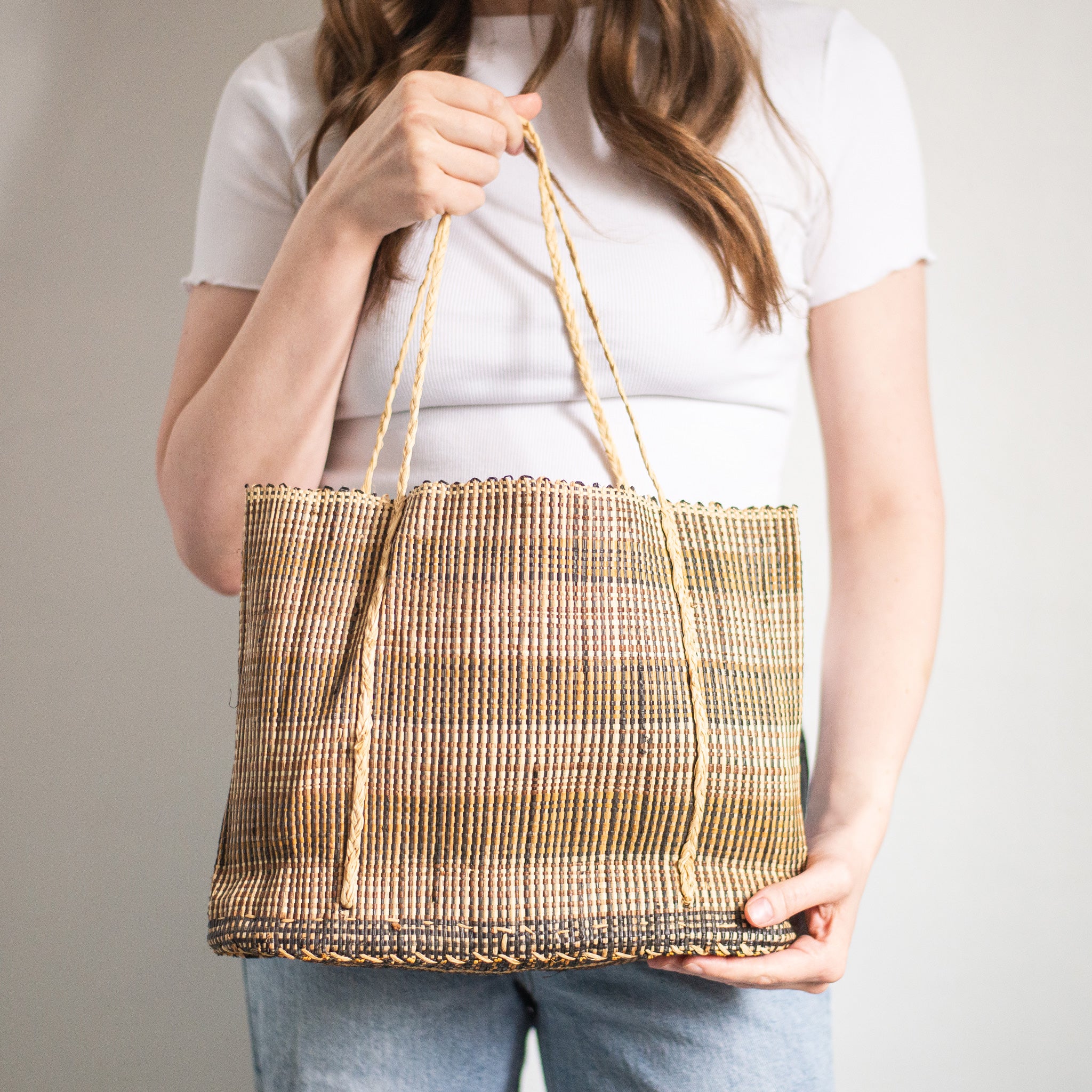 Handwoven All-Natural African Artisan Tote Bag