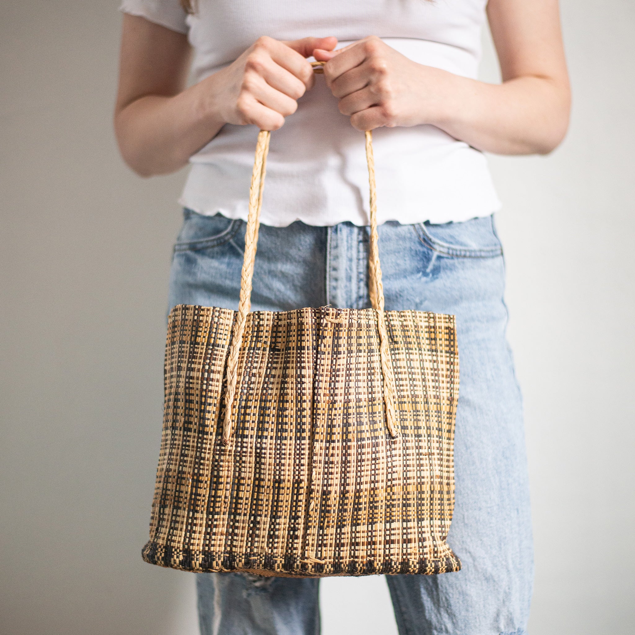 Handwoven All-Natural African Artisan Tote Bag