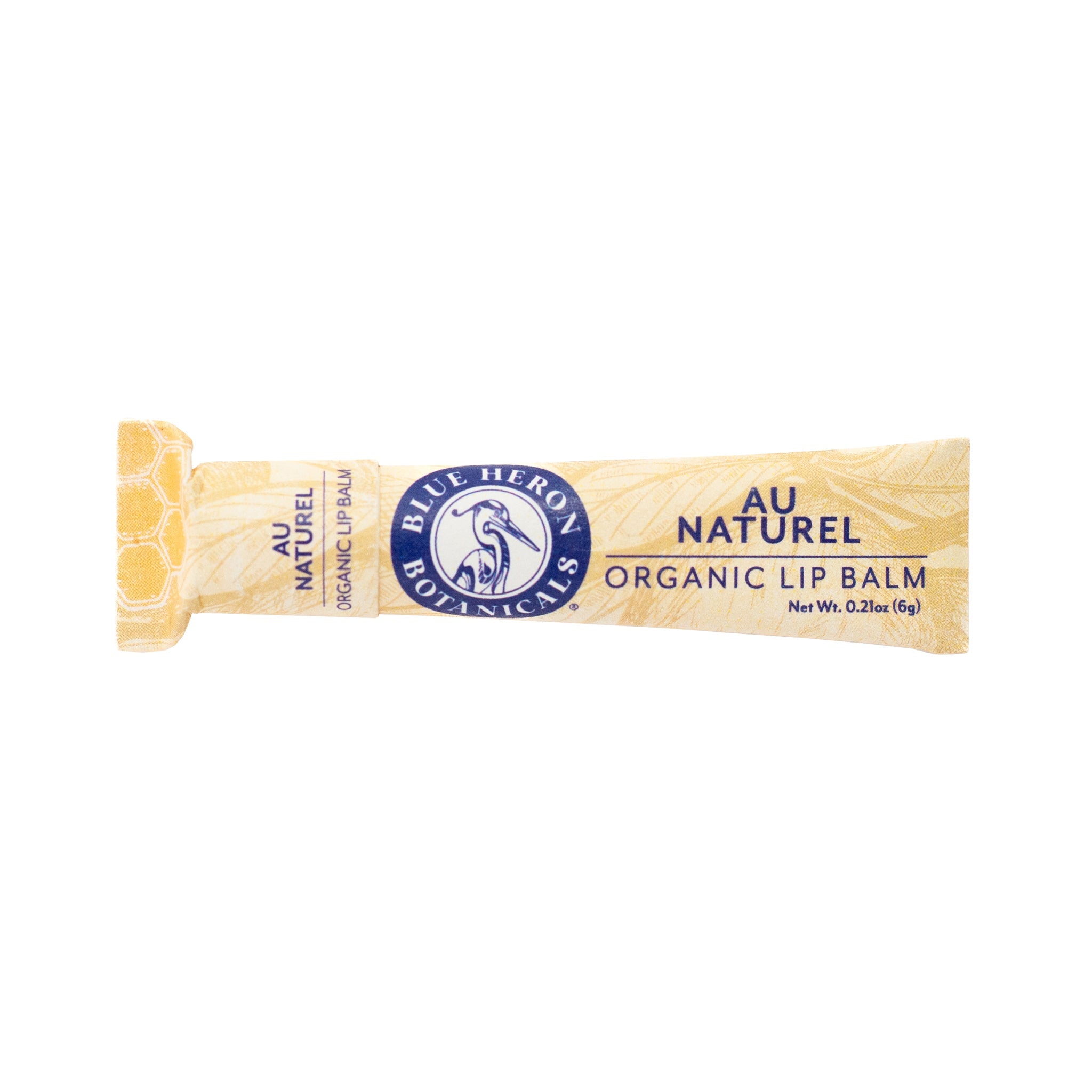 Au Naturel lip therapy balm displayed prominently on the front.