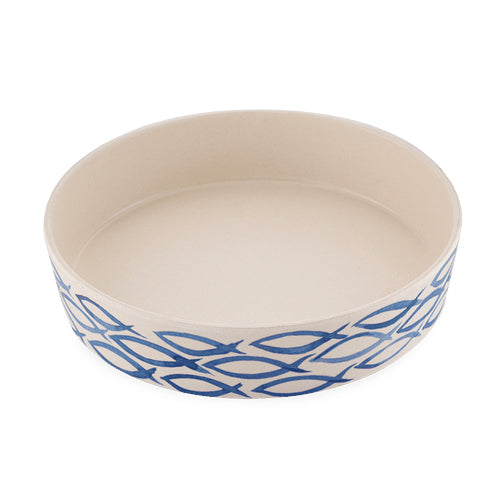 Patterned Bamboo Cat Bowls - 4 Styles