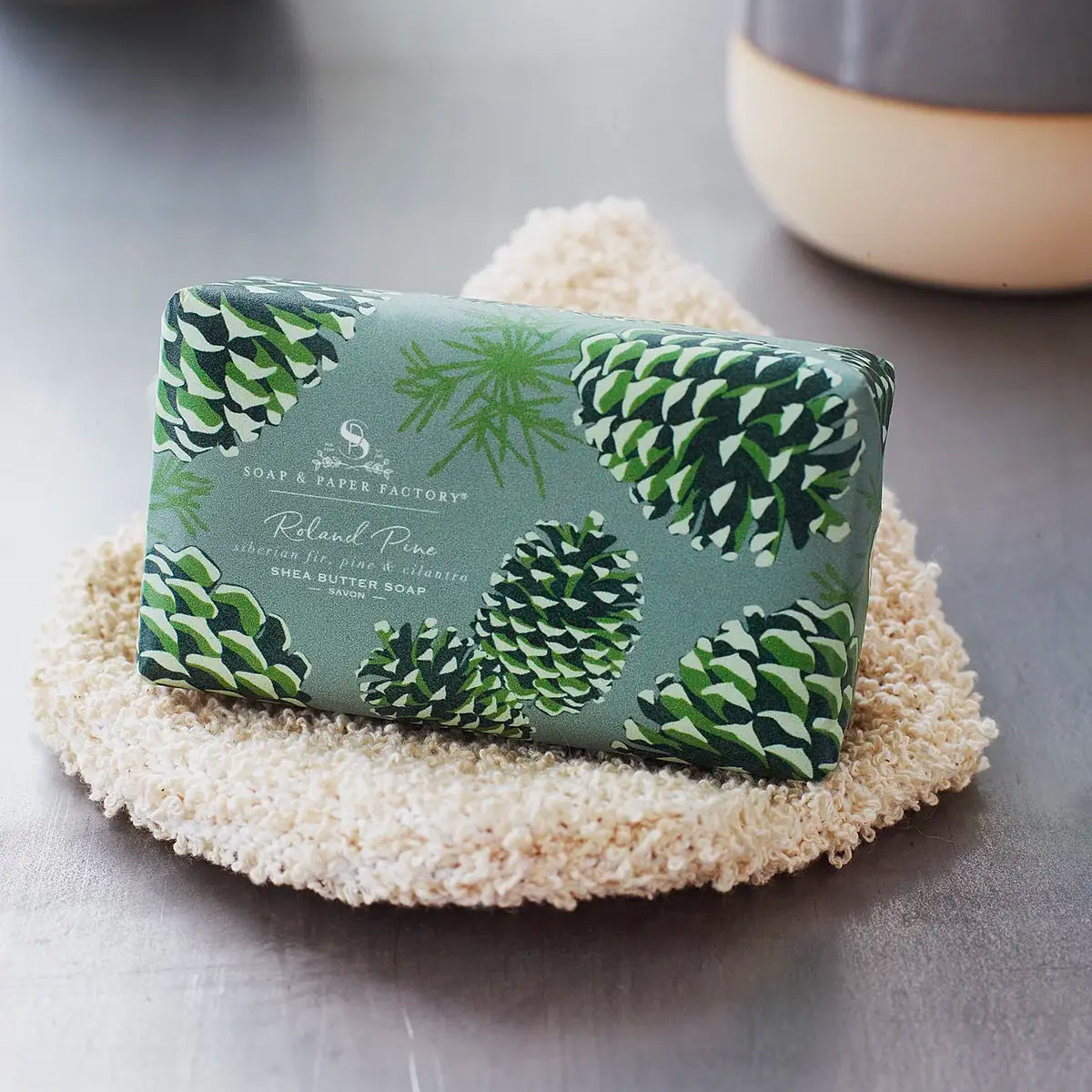 Soap & Paper Factory Shea Butter Soap, Roland Pine