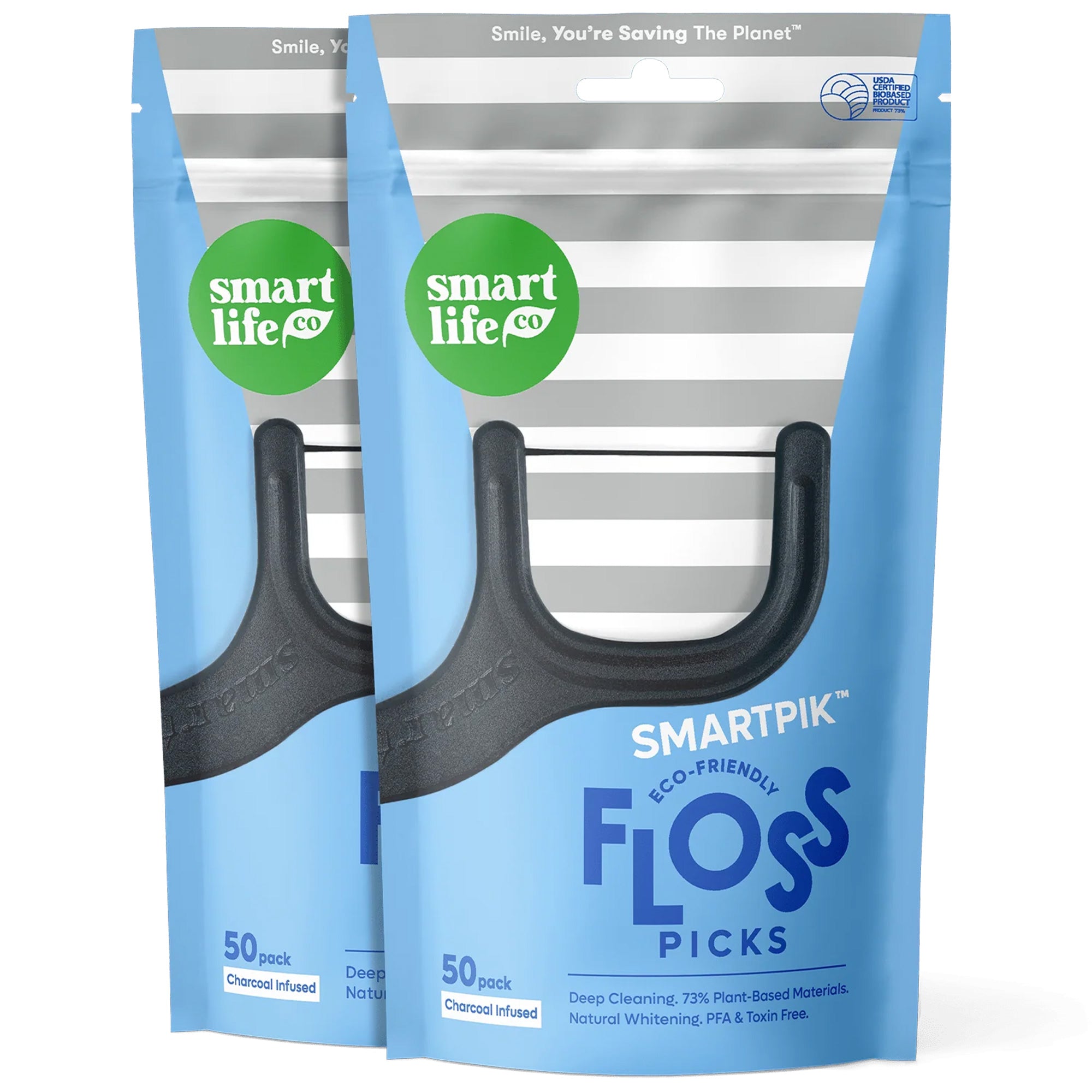 Compostable Dental Floss Picks