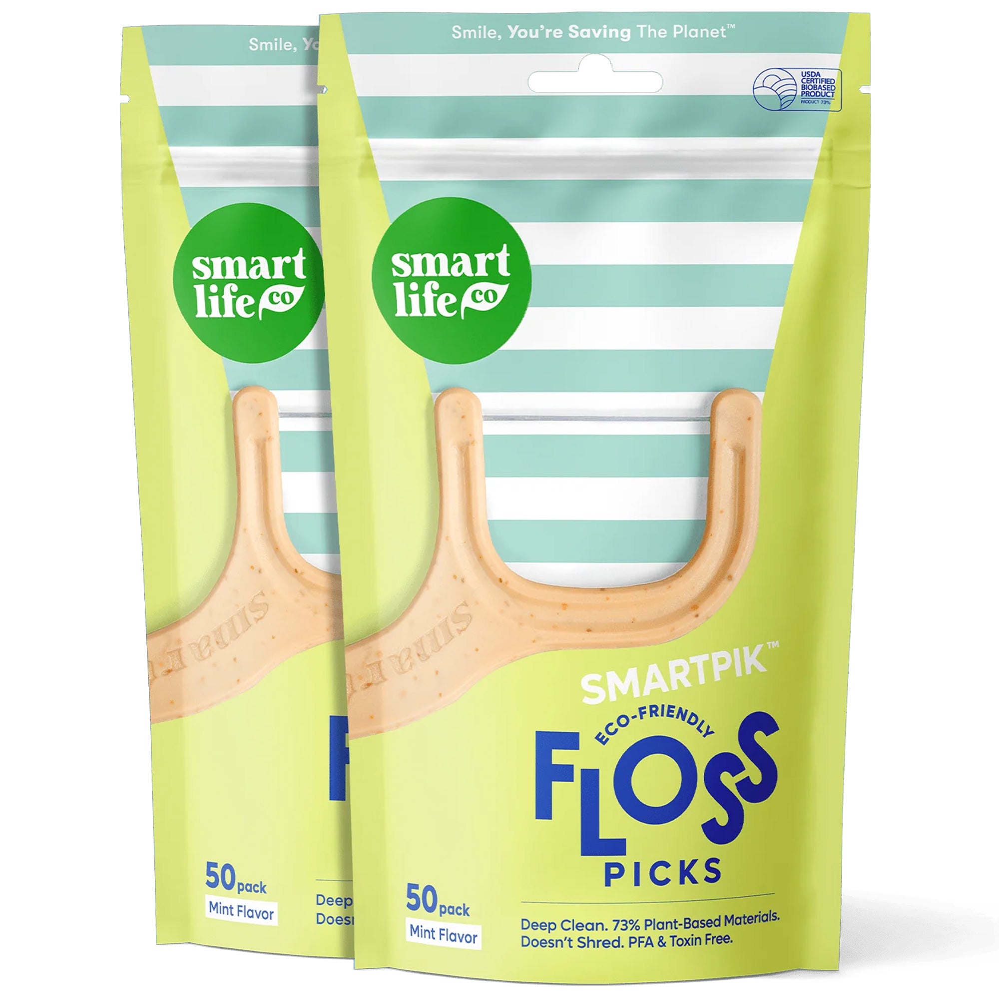 Compostable Dental Floss Picks