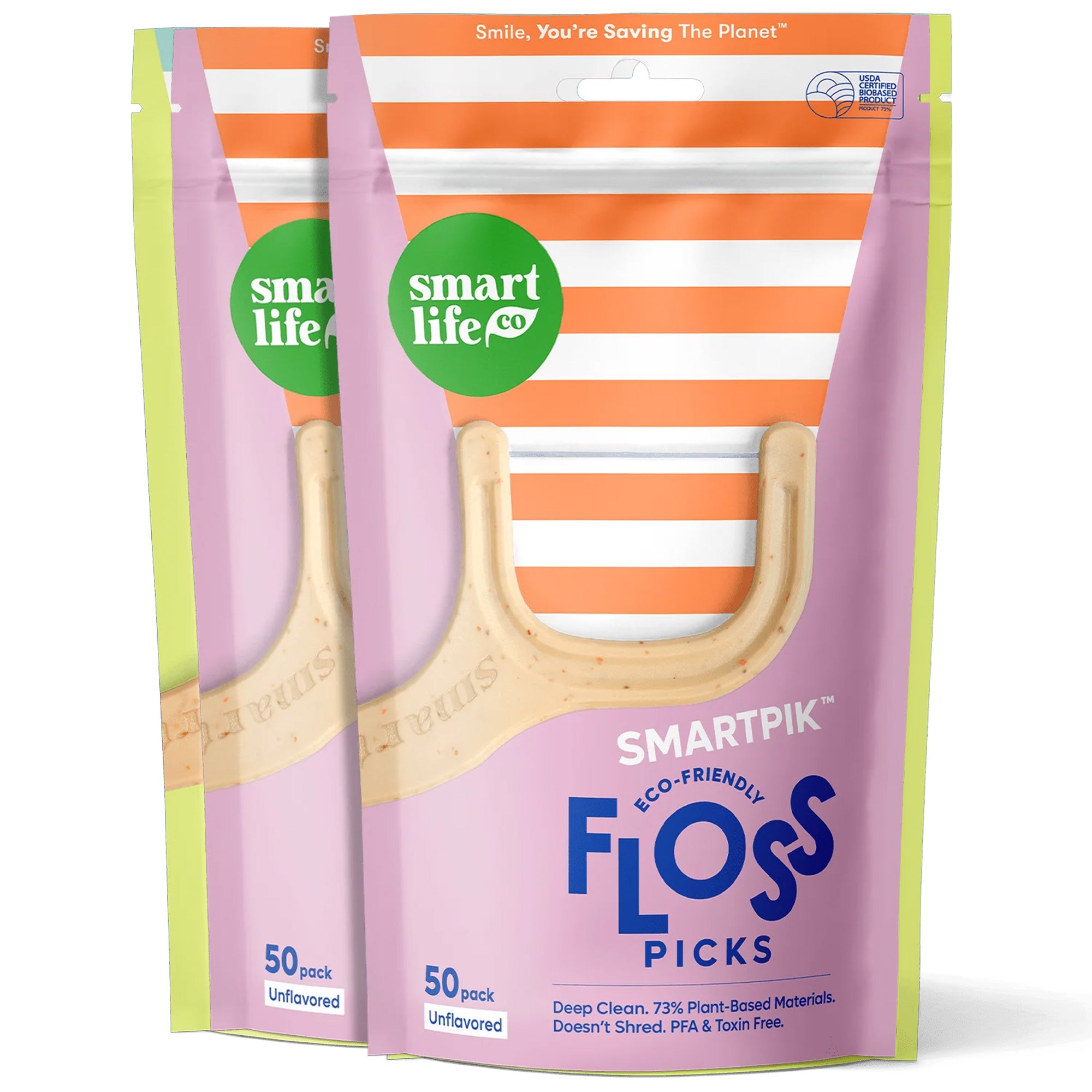 Compostable Dental Floss Picks