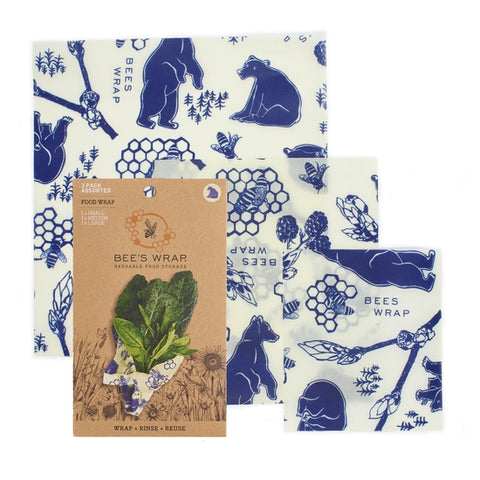Beeswax Food Wraps, reusable wrappers, cling film, bee wax wrap gift – BEE  Zero Waste