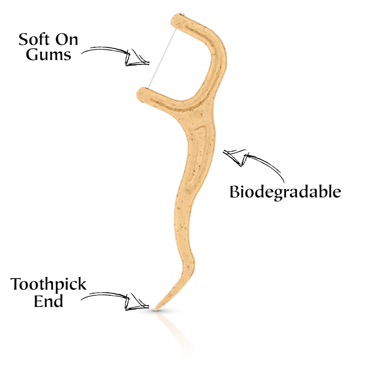 Compostable Dental Floss Picks