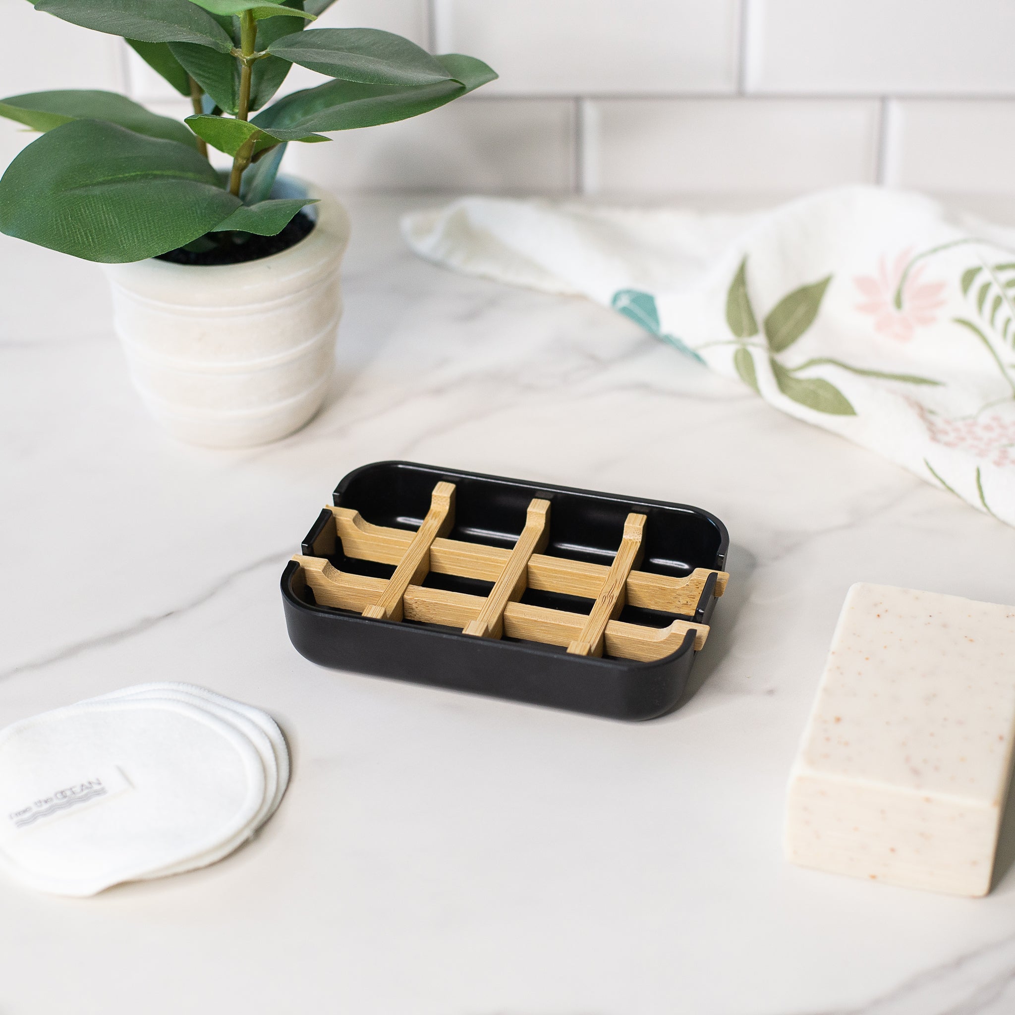 Bamboo & Corn Starch Soap Dish