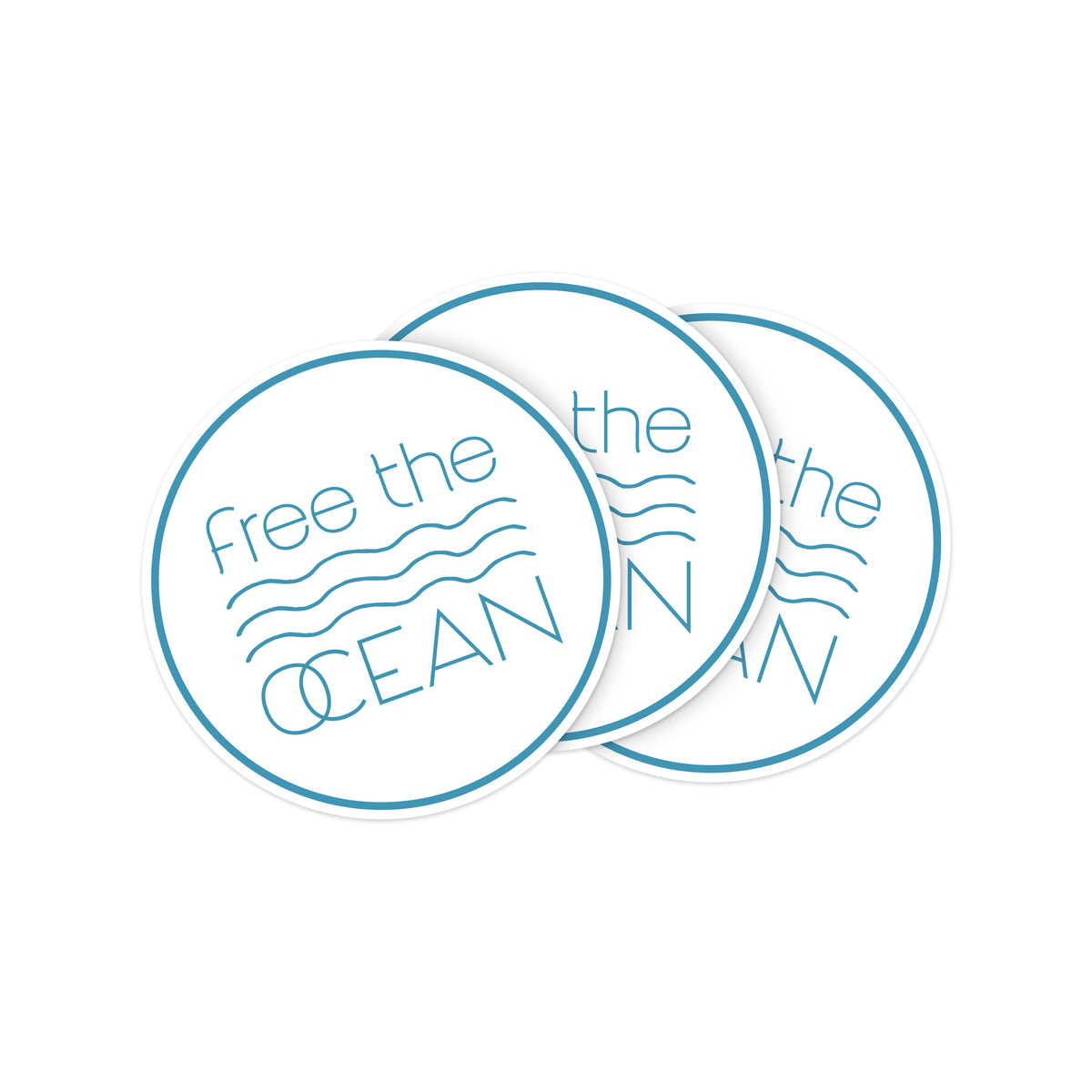 Free the Ocean Stickers
