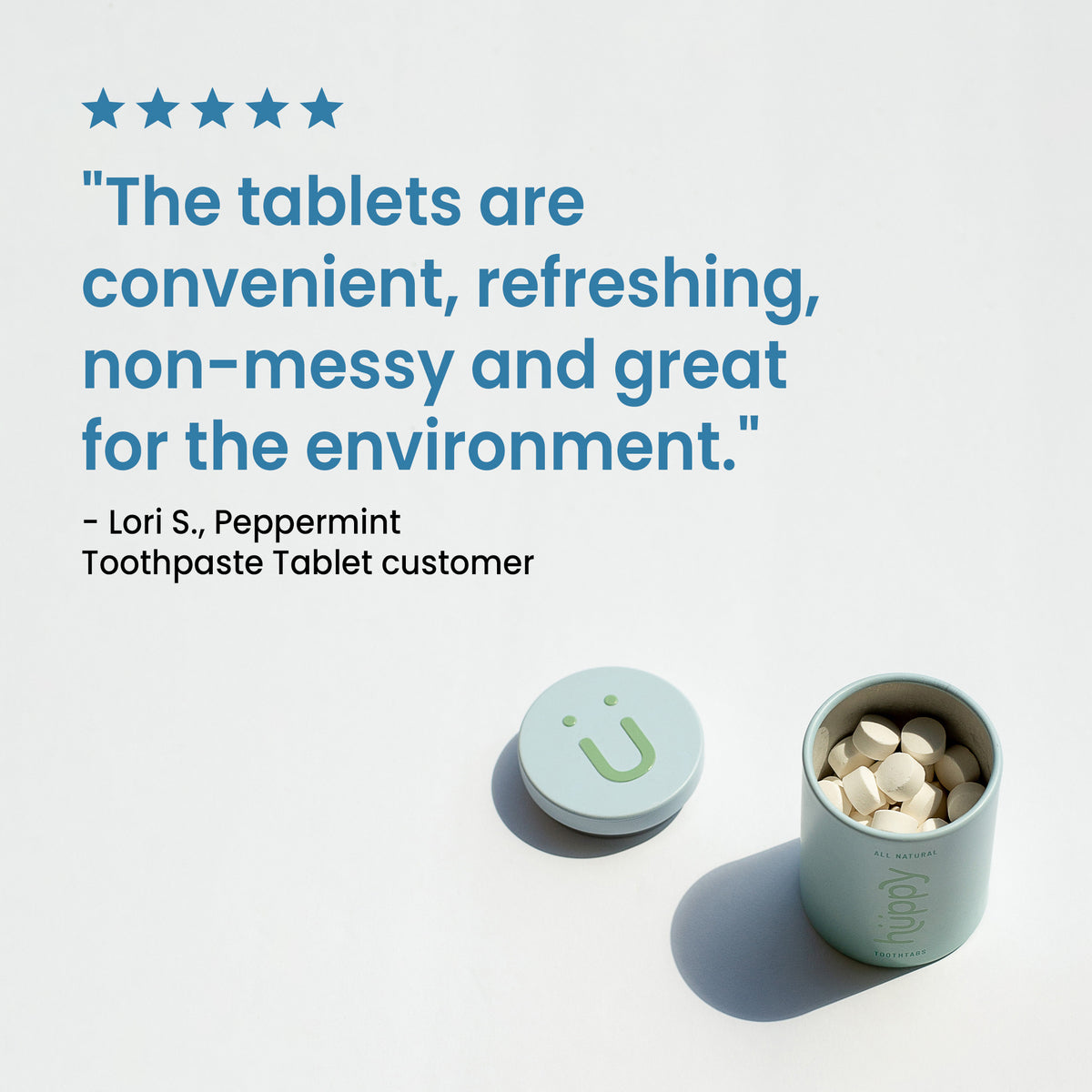 Peppermint Toothpaste Tablets or Refills