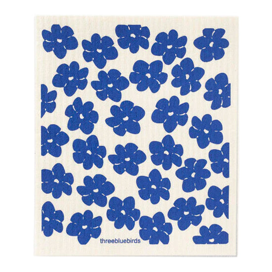Reusable Swedish Dishcloth Set of 6 - Colorful Distressed Tile Designs